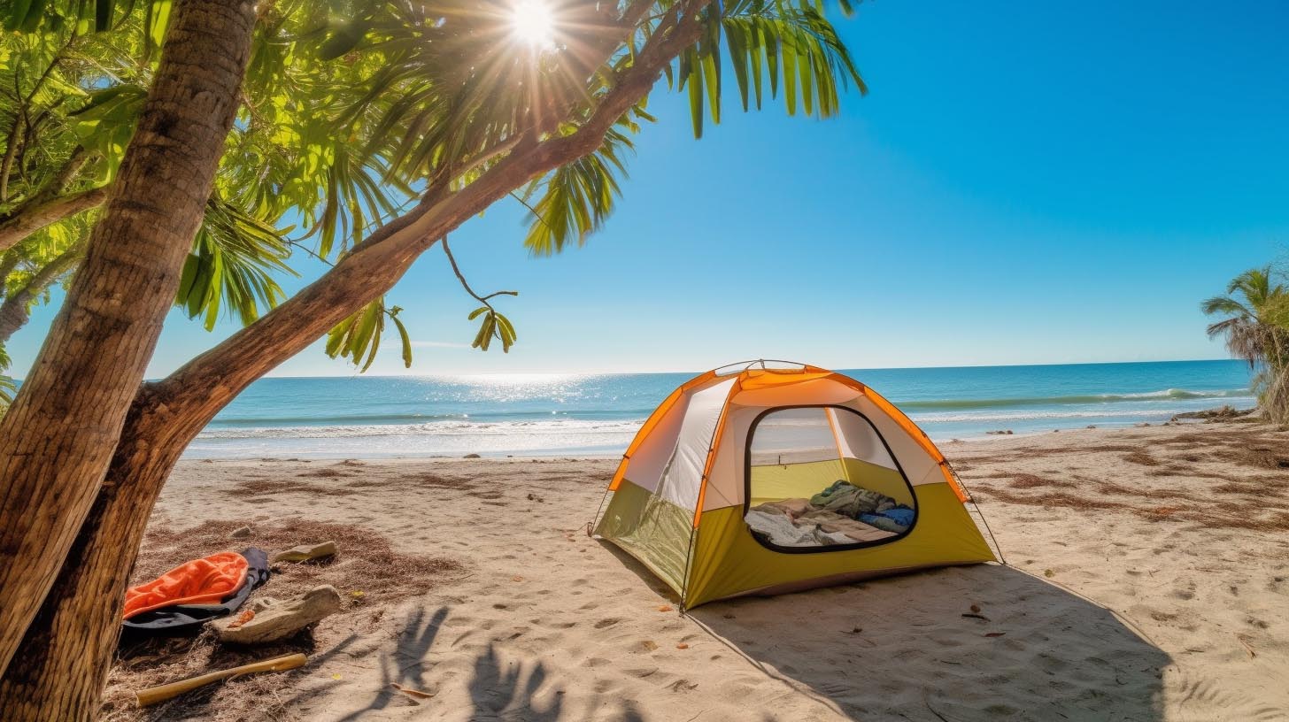 beachfront camping experience beachfront camping experience