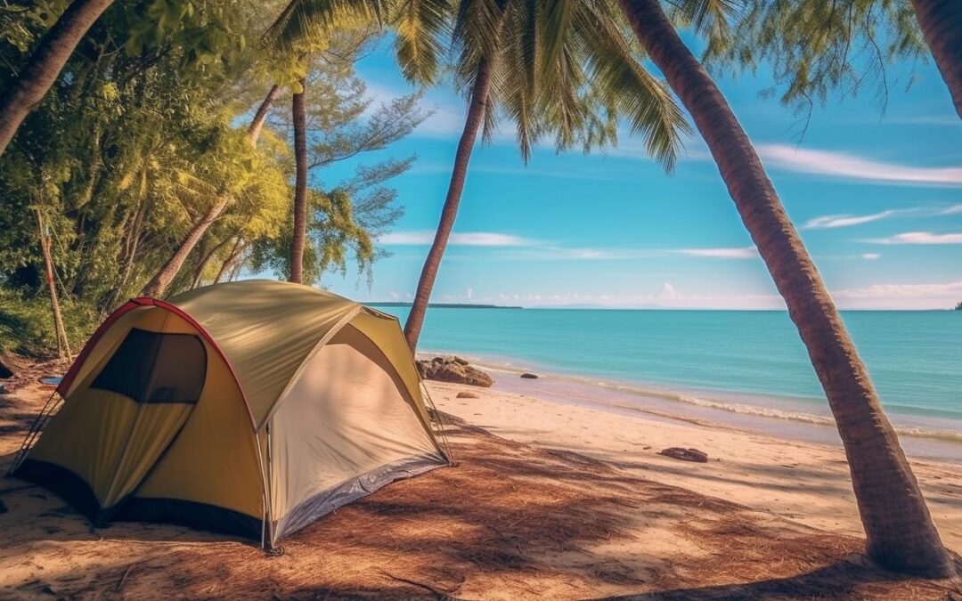 Beachfront tent camping Campsite Planning