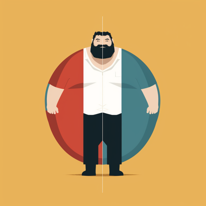 Docsly_half_fat_half_fit_man_split_down_the_middle_logo_infogra_bc1780a1-27b6-4eef-a70e-c907db220451 fatman lost icon button